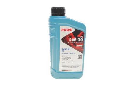 Олива 5W30 HIGHTEC SYNT RS D1 (1L) (Ford WSS-M2C945-A/929-A/946-A/GM DEXOS1 GEN2/GM 6094M/4718M) ROWE 20212-0010-99