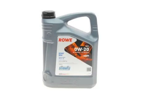 Олива 0W20 HIGHTEC SYNT RSV (5L) (Volvo VCC RBS0-2AE) (ACEA C5), заміна на 20379-0050-99 ROWE 20260-0050-99