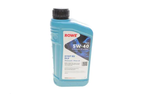 Олива 5W40 HIGHTEC SYNT RS DLS (1L) (LL-04/MB 229.31/229.51/MB 229.52/Porsche C40/VW 511 00) ROWE 20307-0010-99