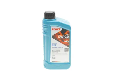 Олива 5W20 HIGHTEC SYNT ASIA (1L) (Hyundai/Kia/Mazda/Toyota) (API SP RC/SN PLUS RC) (ILSAC GF-5/-6A) ROWE 20359-0010-99
