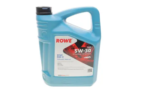 Олива 5W30 HIGHTEC SYNT RSR 17 (5L) (MB 226.52/RN17/RN 0700/0710) (ACEA C3) ROWE 20370-0050-99