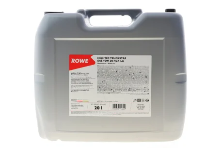 Олива 10W30 HIGHTEC TRUCKSTAR HCK-LA (20L) (MB 228.31/MAN 3775/DEUTZ DQC III-LA/WSS-M2C171-F1) ROWE 20380-0200-99