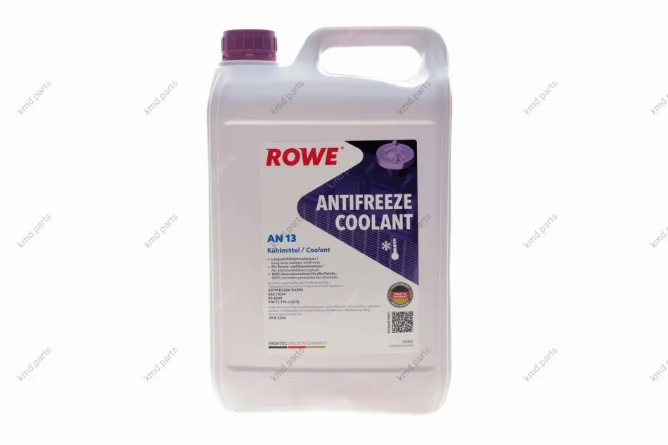 Антифриз (фіолетовий) G13 (5L) HIGHTEC ANTIFREEZE COOLANT AN 13 (концентрат) ROWE 21062-0050-99 (фото 1)