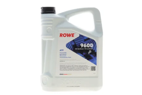 Олива HIGHTEC ATF 9600 (5L) (DEXRON VI/BMW ETL 7045 E/ETL 8072 B/MB 236.41) (червоний) ROWE 25036-0050-99
