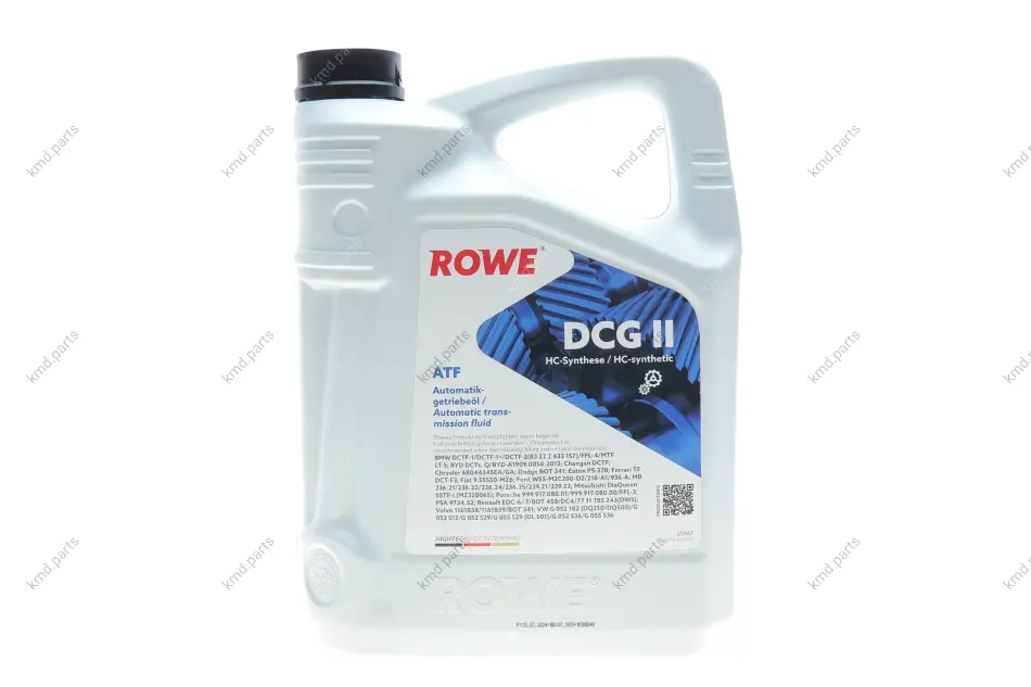Олія HIGHTEC ATF DCG II (5L) (VW G 052 182/G 052 512/BMW DCTF-1/MB236.21) (корич.) ROWE 25067-0050-99 (фото 1)