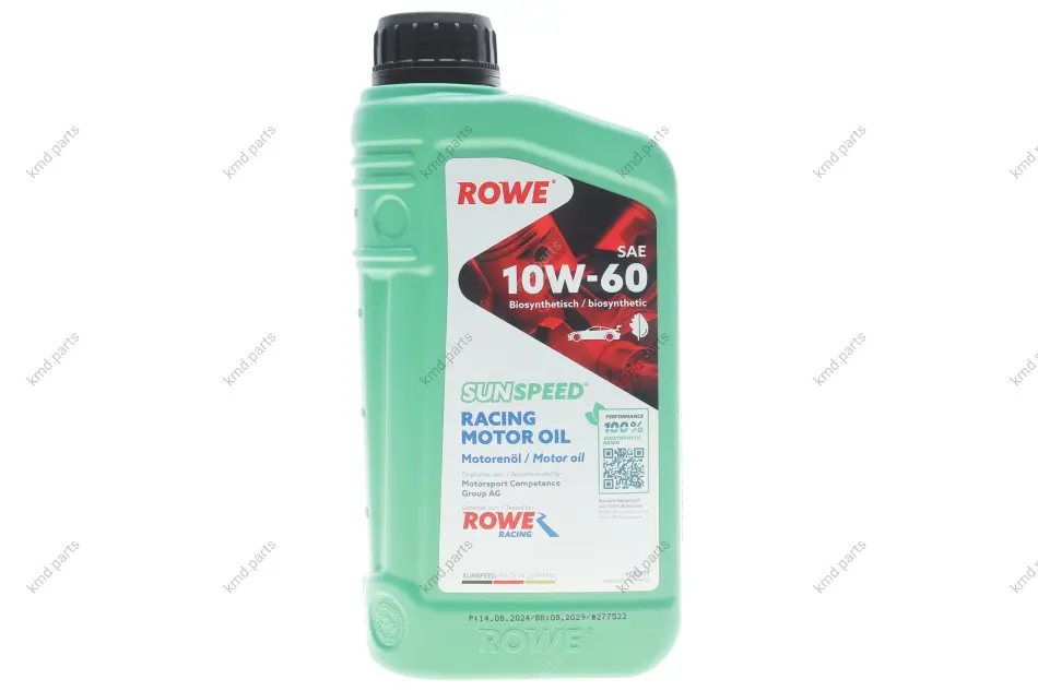 Олива 10W60 SUNSPEED RACING MOTOR OIL (1L) MULTI-ESTER TECHNOLOGY ROWE 4920019-0010-99 (фото 1)