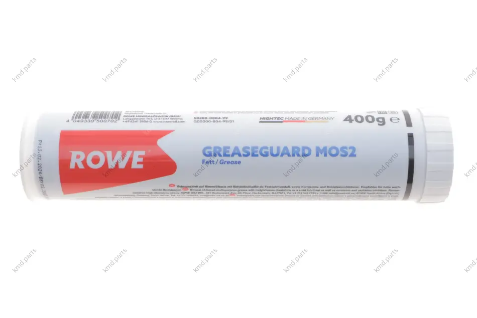 Мастило для підшипників HIGHTEC GREASEGUARD MOS2 (400g) (KPF 2 K -30) -30 °C до +130 °C (колір - чорний)) ROWE 50300-0004-99 (фото 1)