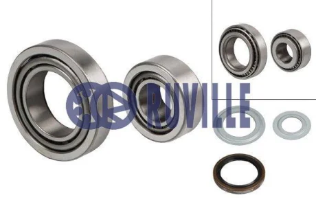 Акция Підшипник маточини передній VW LT28-55 96-06; MERCEDES-BENZ Sprinter 907-910 18-, Sprinter 901-905 95-06 RUVILLE 4076