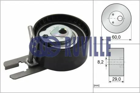 Натягувач ременя Peugeot/Citroen/Fiat/Lancia ="" RUVILLE 55953
