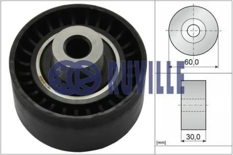 Паразитний ролик Peugeot/Citroen/Ford/Volvo ="" RUVILLE 55969