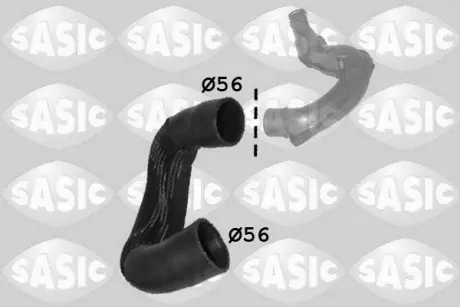 Патрубок інтеркулера OPEL Vivaro/RENAULT Trafic II SASIC 3334025