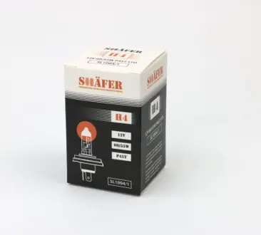 Лампа галогенова H4 12V 60/55W P45T SHAFER SL10041