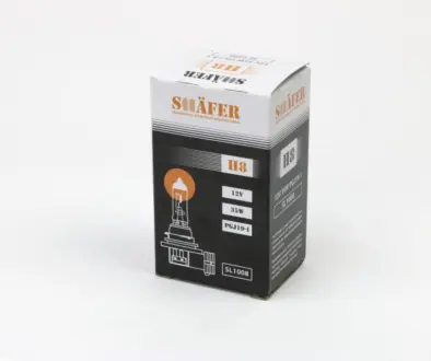 Лампа галогенова H8 12V 35W PGJ19-1 SHAFER SL1008