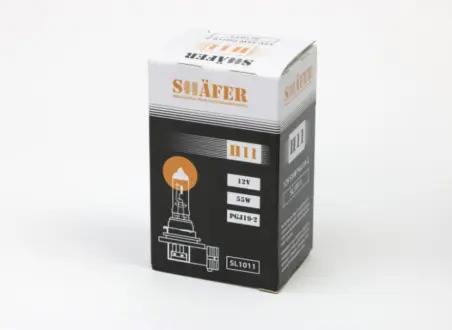 Лампа галогенова H11 12V 55W PGJ19-2 SHAFER SL1011