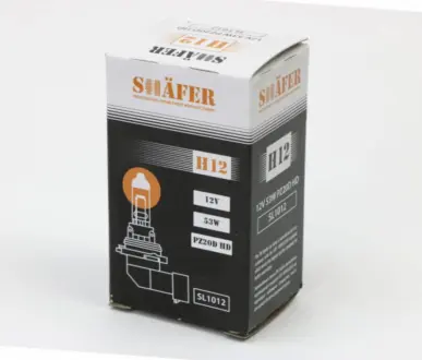 Лампа галогенова H12 12V 53W PZ20D HD SHAFER SL1012