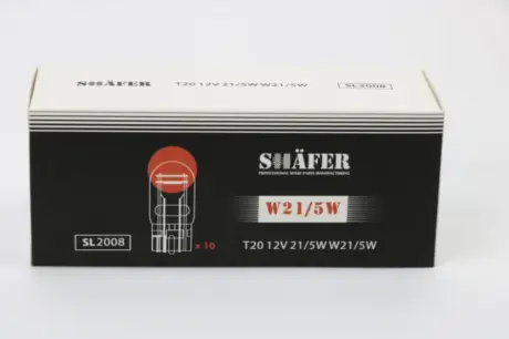 Лампа накалювання 12V 21/5W W21/5W SHAFER SL2008