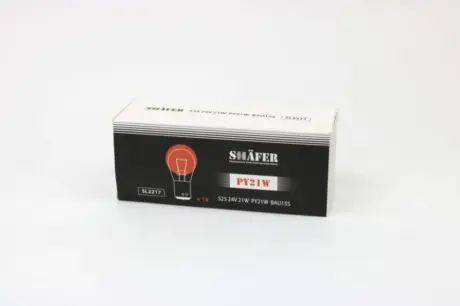 Лампа накалювання 24V 21W PY21W BAU15S SHAFER SL2217