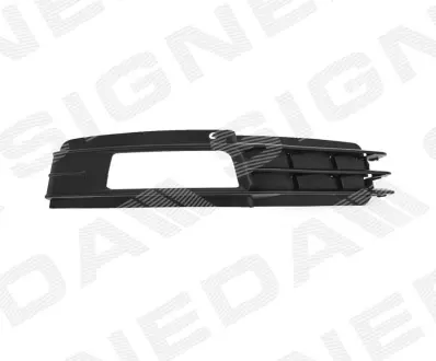 Решітка в бампер на AUDI A6 (C6), 08 - 11 Signeda PAD99041AR