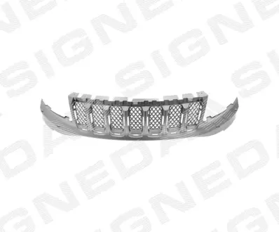 Решітка радіатора JEEP COMPASS, 11 - 16 сіра Signeda PCR07059GA