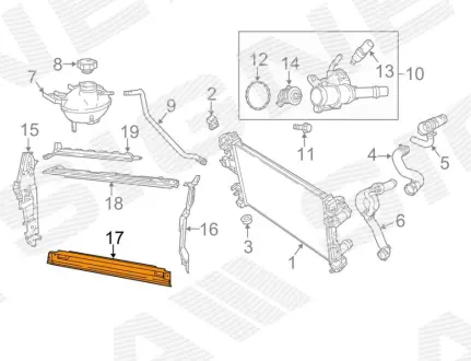 Дефлектор повітряний JEEP COMPASS, 17 - SIGNEDA Signeda PCR33311AW