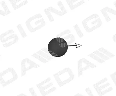 Заглушка гака FORD EDGE, 15 - 18 SIGNEDA Signeda PFD99025CA