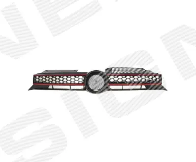 Решітка радіатора VW GOLF VI, 09 - 12 PVW07089GA(K) Signeda PVW07089GA(K)