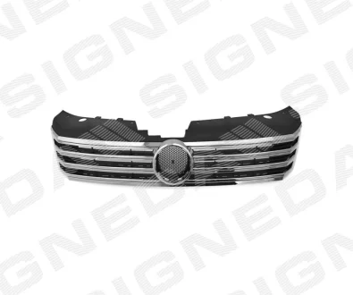 Решітка радіатора хромована на VW Passat (B7, Euro Type), 11 - Signeda PVW07104(K)GA - фото Решітка радіатора хромована на VW Passat (B7, Euro Type), 11 - Signeda PVW07104(K)GA