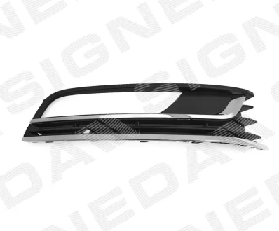 Решітка в бампер VW PASSAT (B7, EURO TYPE), 11 - 1 SIGNEDA Signeda PVW99061CBR