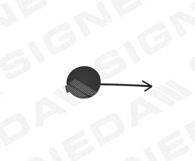 Заглушка гака VW Jetta 2011-2015 Signeda PVW99099CA