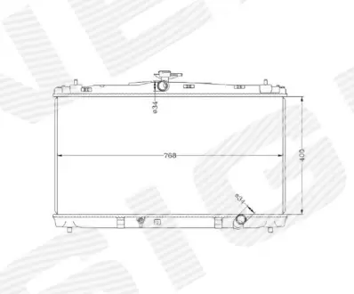 Радіатор на Toyota Camry (XV50), 12 - 14 Signeda RA37192A