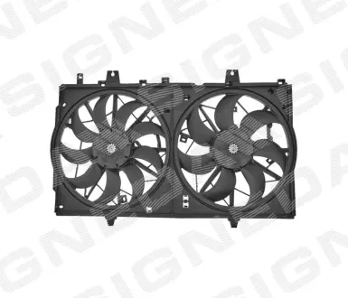 Дифузор радіатора и кондиціонера Nissan Rogue 2017 Signeda RDDS67095A