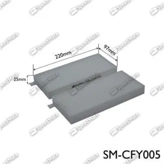 Фільтр салону SSANGYONG (2шт.) (SPEEDMATE, Korea) SK SPEEDMATE SM-CFY005