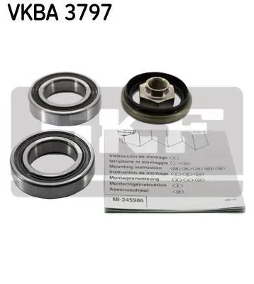 Комплект підшипника маточини колеса SKF VKBA3797 (фото 1)