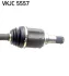 Привідний вал передн лів 67/625мм TOYOTA AVENSIS, RAV 4 III, RAV 4 IV 2.0D/2.2D 11.05-09.19 VKJC 5557 SKF VKJC5557 (фото 3)