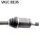 Приводний вал BMW X5 (E70)/X6(E70) \'\'L \'\'07>> ="" SKF VKJC8105 (фото 3)