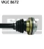 Приводний вал BMW/3 series "1,6-2,0 "05-13" ="" SKF VKJC8672 (фото 3)