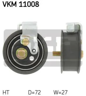 Ролик ременя грм натяжний AUDI/VW A4/A6/200/Passat "1,8L "95-05 ="" SKF VKM11008