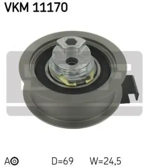 Ролик ременя грм натяжний AUDI A4/A6 &quot;1,8-2,0 &quot;95-05 =&quot;&quot; SKF VKM11170 (фото 1)