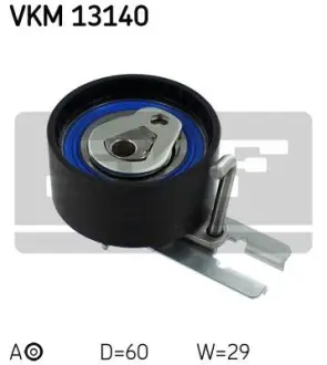 Ролик ременя грм натяжний CITROEN/FORD/PEUGEOT/SUZUKI/VOLVO C4/Fiesta/Partner/SX4/S80 "1,4/1,6L "01> ="" SKF VKM13140