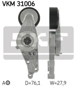 Натяжний ролик поліклинового реміня SKF VKM 31006
