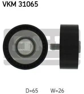 Паразитний / провідний ролик, поліклиновий ремінь VKM 31065 SKF VKM31065