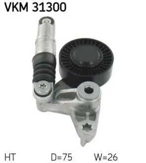 Натягувач ременя AUDI/VW A4/A6/Q5/Q7/Phaeton/Touareg "2,7/3,0L "03>> ="" SKF VKM31300