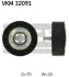 Ролик модуля натягувача ременя SKF VKM 32091 (фото 1)