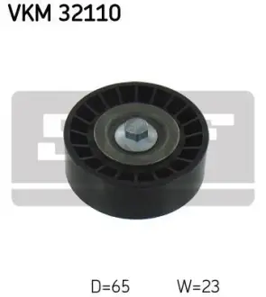 A_Ролик паразитний FIAT/LANCIA 500/Panda/Punto/Ypsilon "0,9L "09>> ="" SKF VKM32110