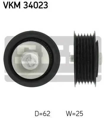 Ролик модуля натягувача ременя SKF VKM 34023 (фото 1)