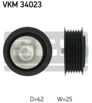 Ролик модуля натягувача ременя SKF VKM 34023