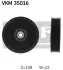 Ролик паразитний MERCEDES/OPEL E(212)/GLE(W166)/S(216/217/221/222)/Sprinter/Vito/Astra/Vectra "2,0/5 ="" SKF VKM35016 (фото 1)