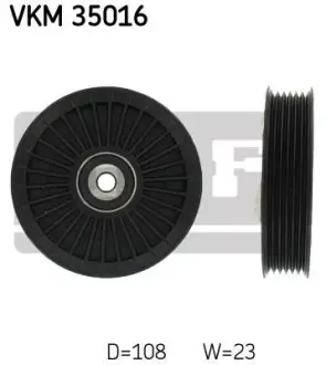 Ролик паразитний MERCEDES/OPEL E(212)/GLE(W166)/S(216/217/221/222)/Sprinter/Vito/Astra/Vectra "2,0/5 ="" SKF VKM35016