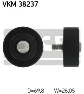 Ролик паразитний BMW 1/3/X1/X3/Z4 "1,6/2,0L "01>> ="" SKF VKM38237