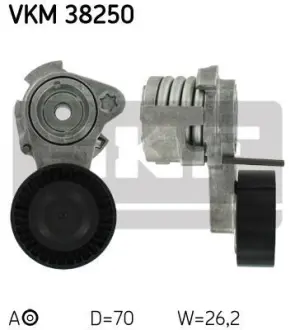 Натягувач ременя BMW 1/3/5/X1/X3/X5 "2,5/3,0L "05-15 ="" SKF VKM38250